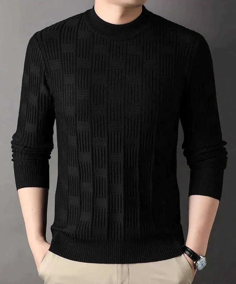 Casual jacquard sweater