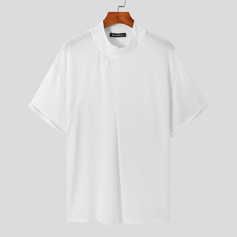 Turtleneck Short Sleeve T-shirt