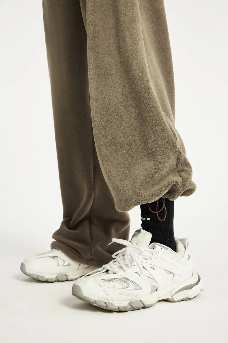 Fleece Straight Leg Pants