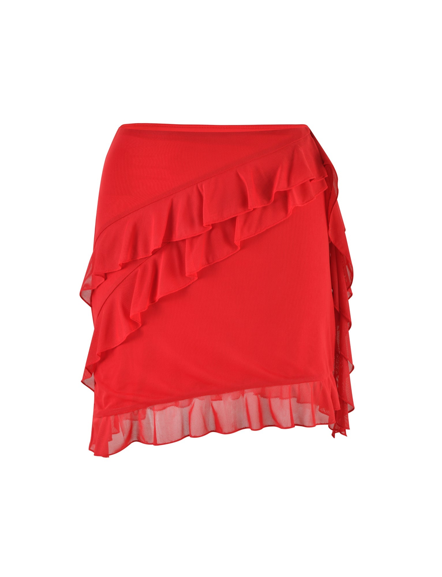 Ruffled top and skirt