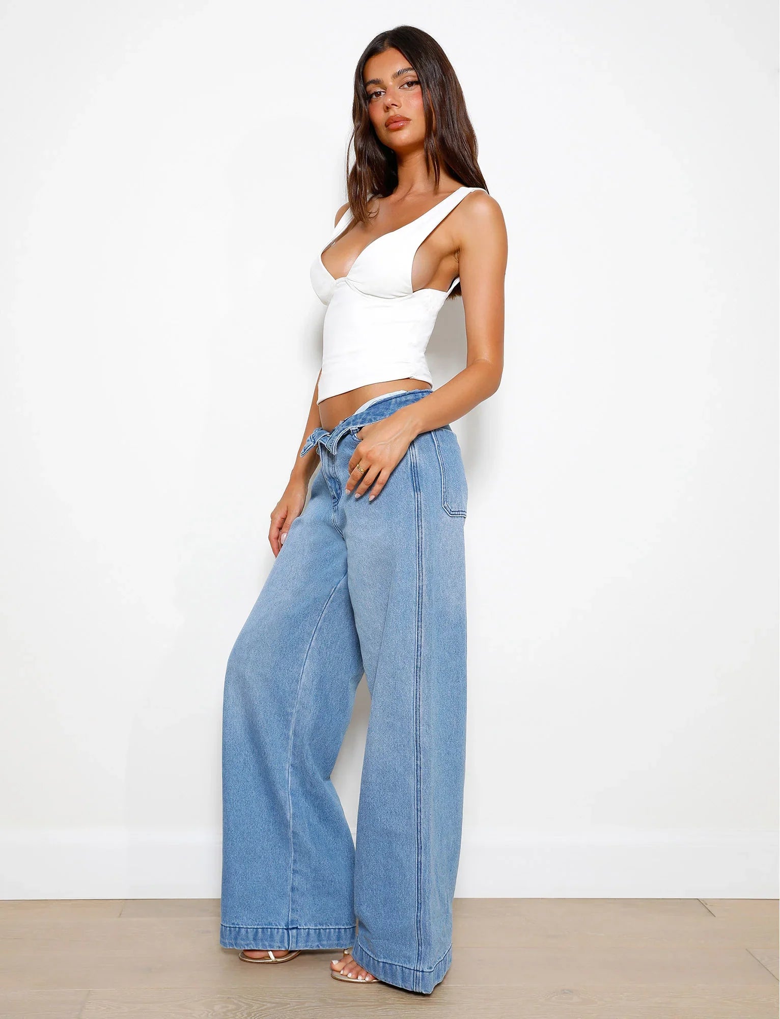 High Waist Loose Jeans