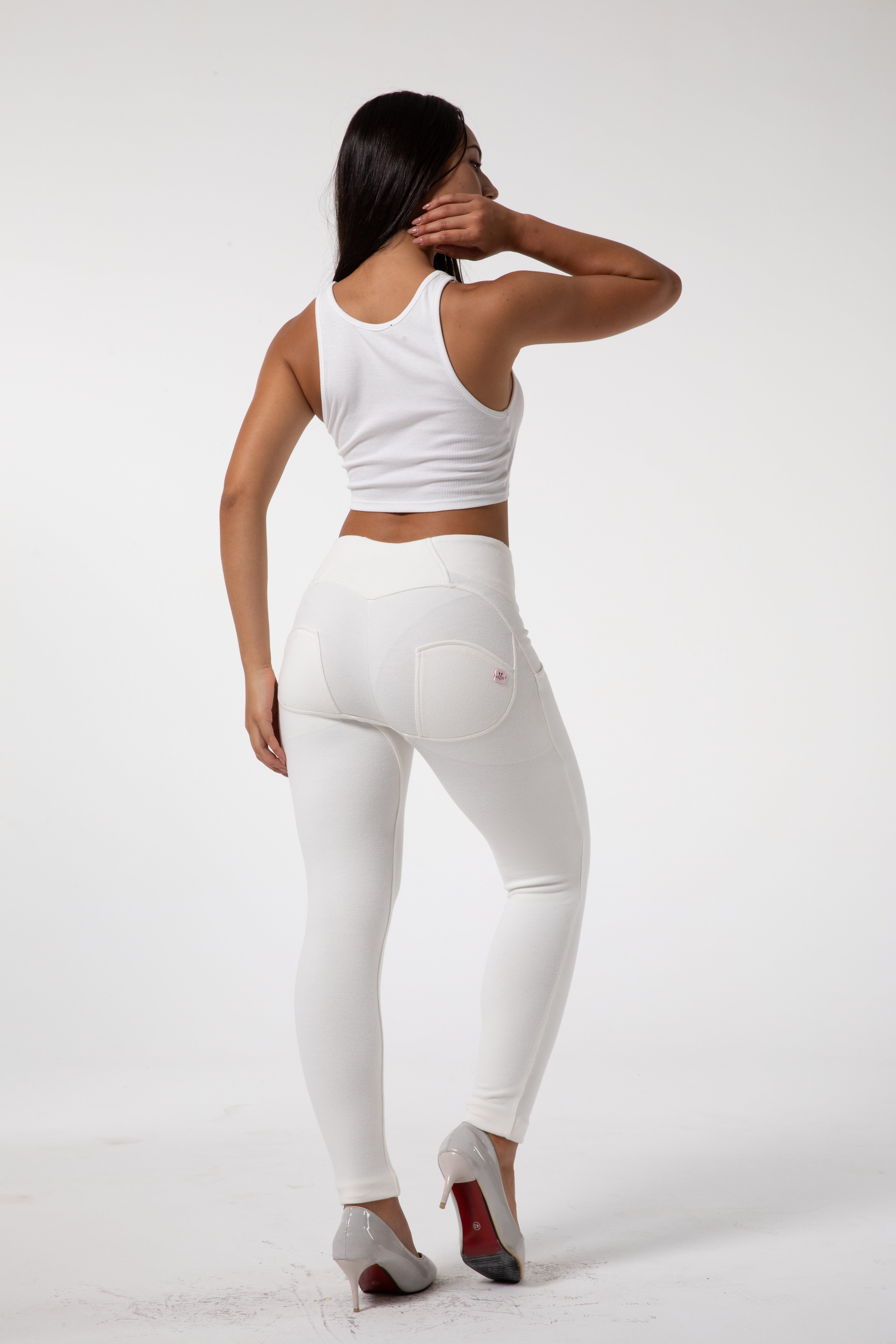 Tight high waist White leggings