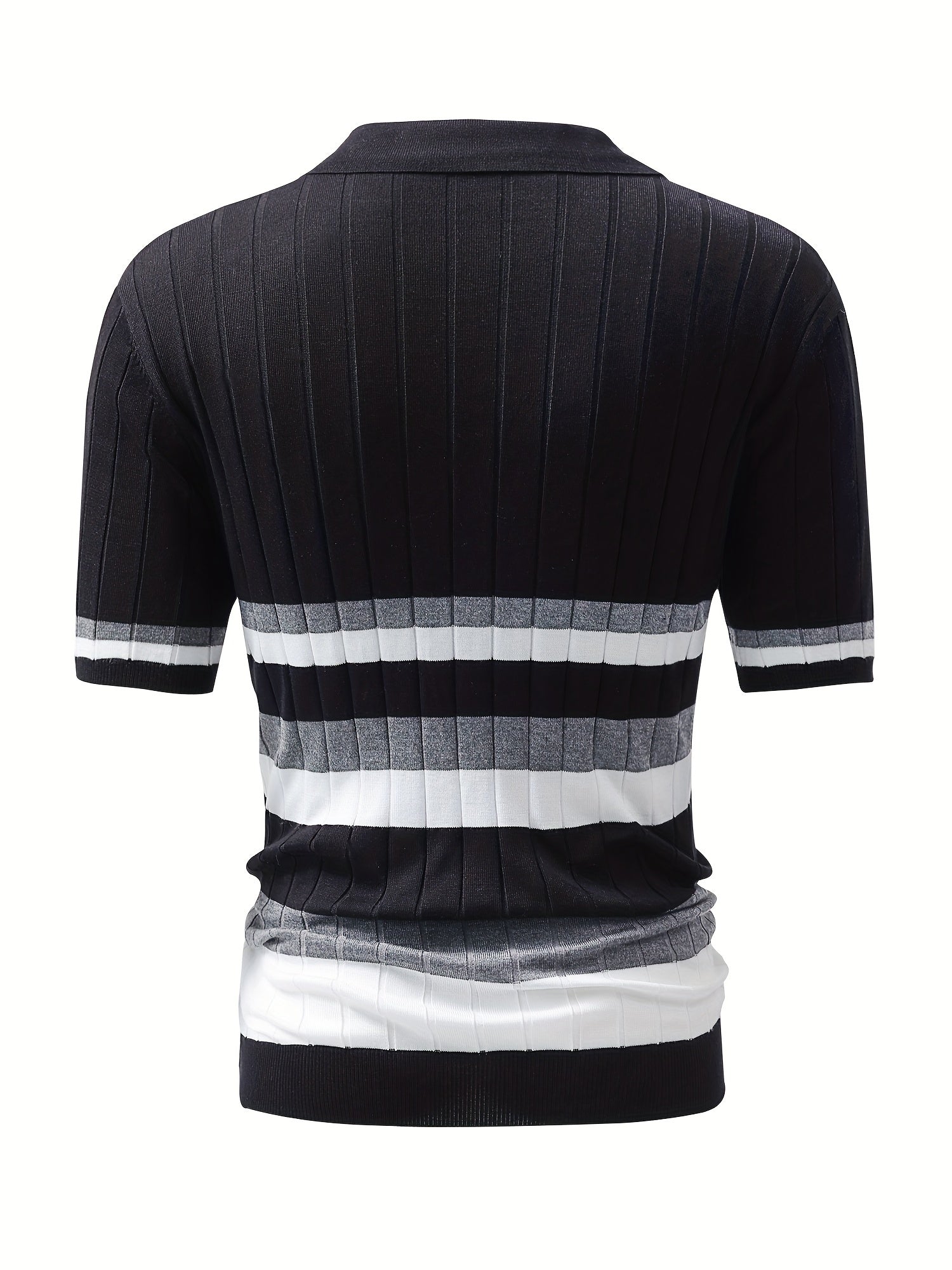 Elegant polo shirt with striped pattern