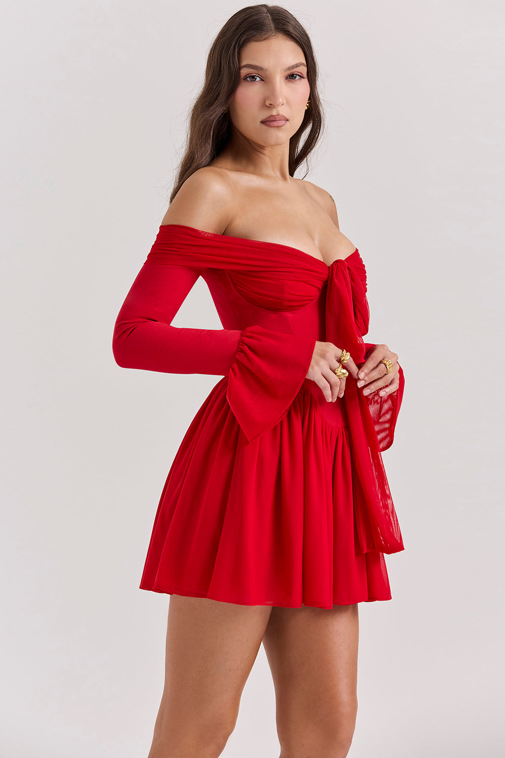 Off shoulder dress