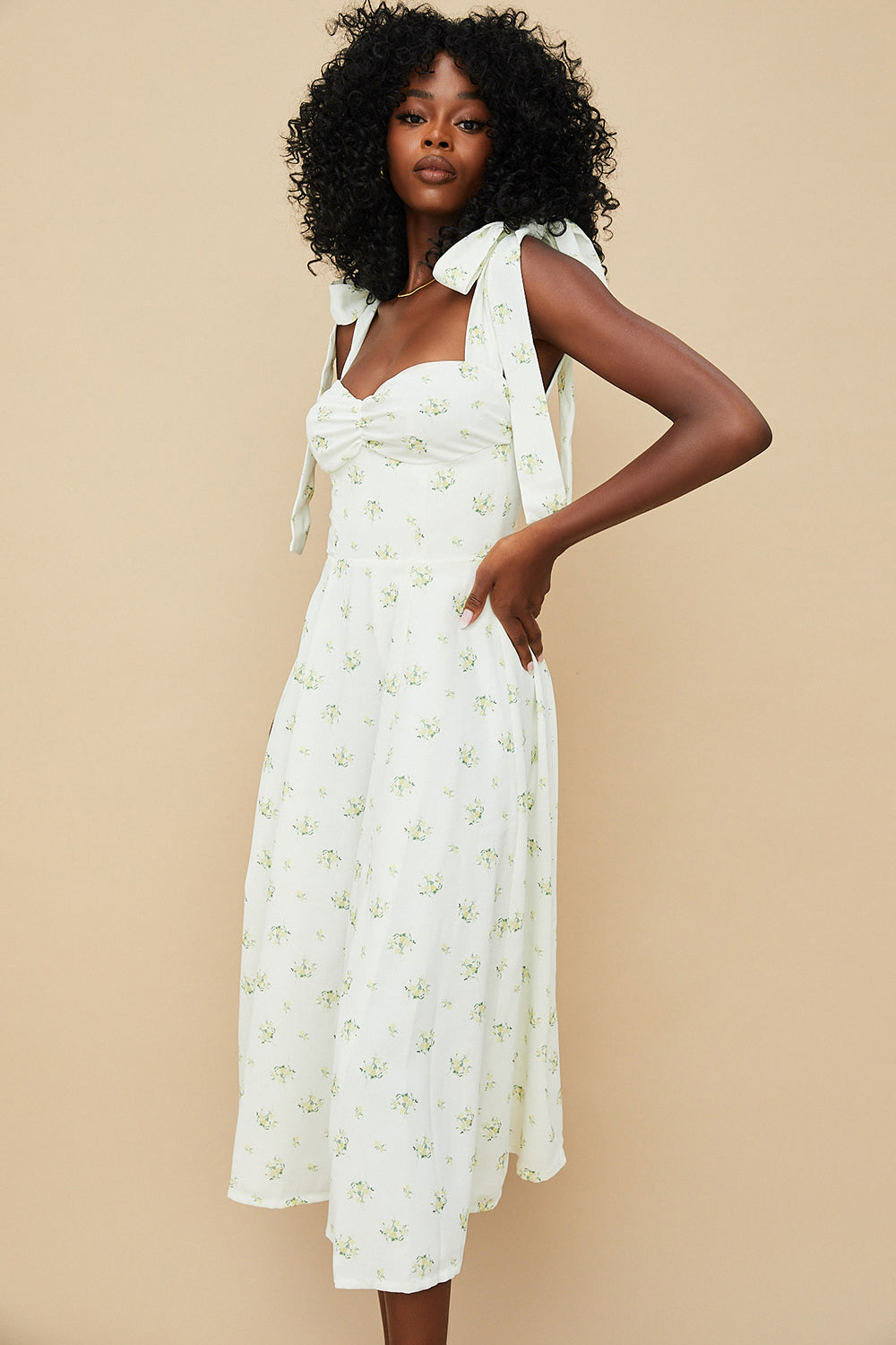 Floral midi sundress