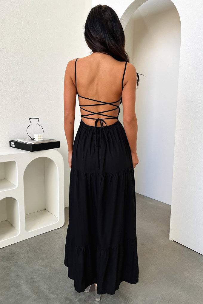 Backless Maxi Dress