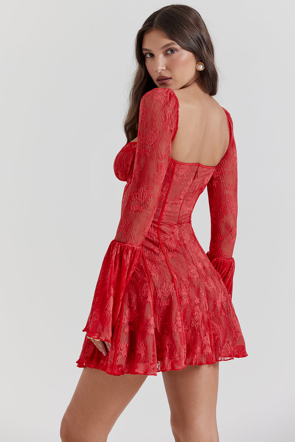 Lace corset dress