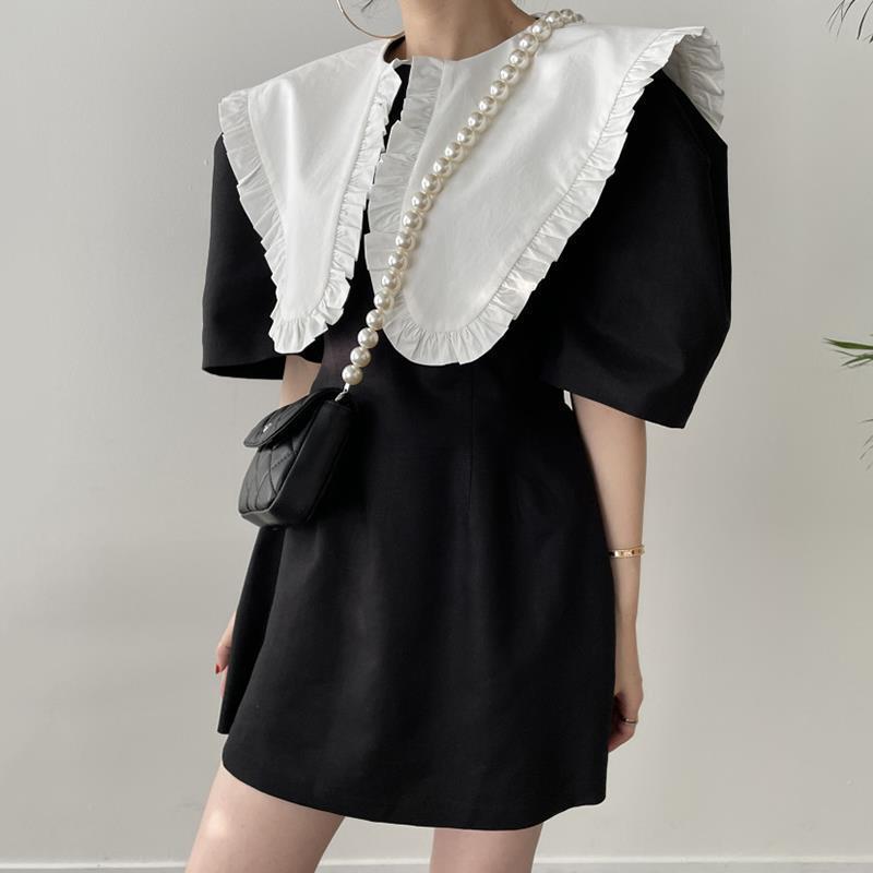 Puff Sleeve Mini Dress