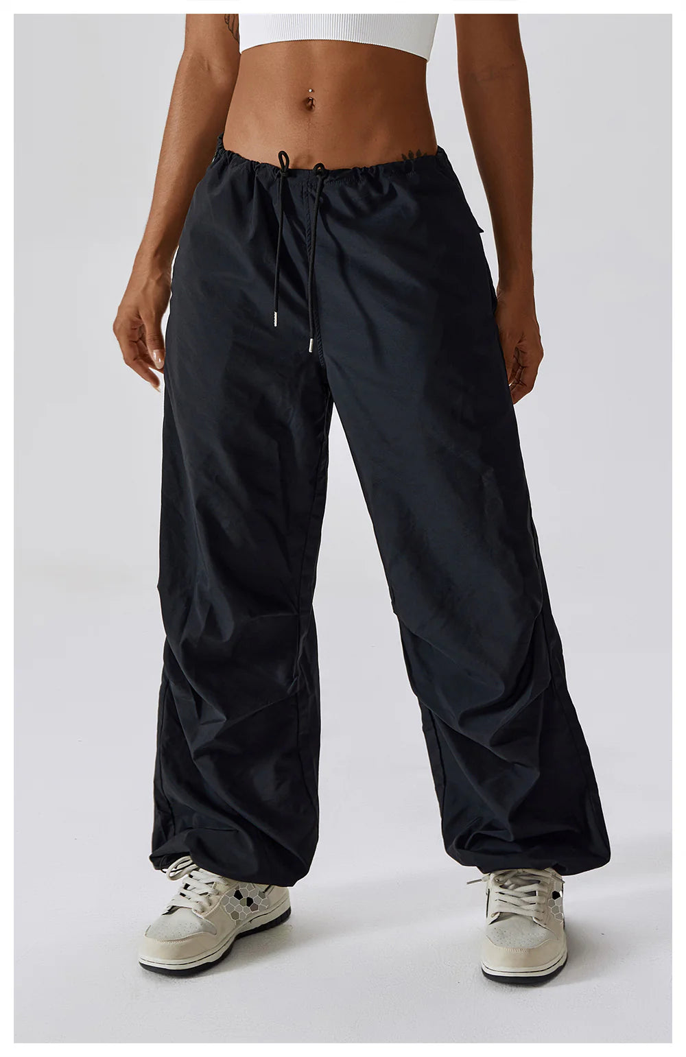 High Waist Parachute Pants