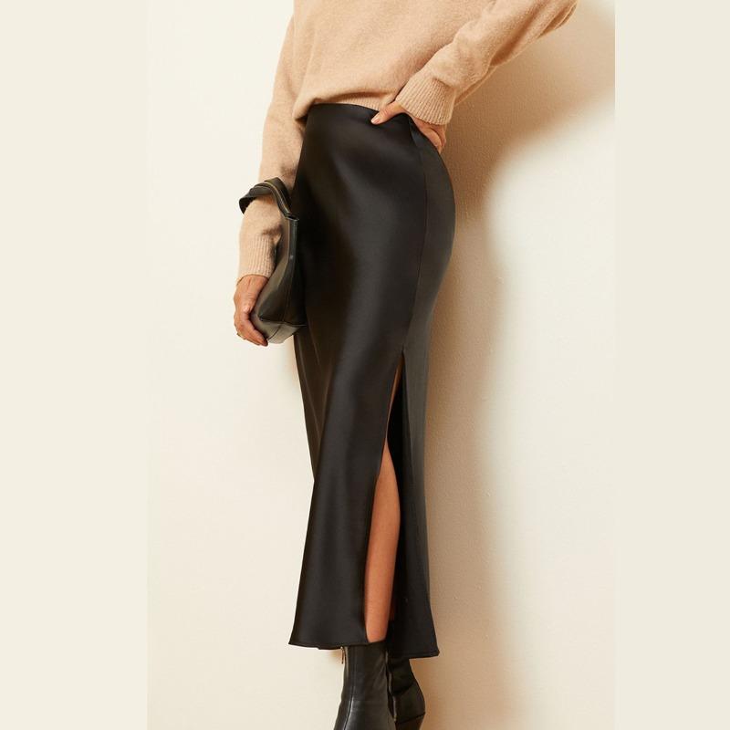 Side Slit Maxi Skirt