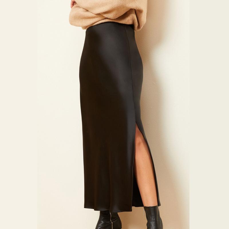 Side Slit Maxi Skirt