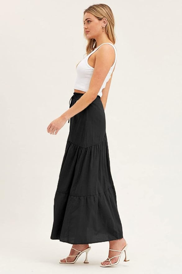 Maxi Skirt With Elastic Band