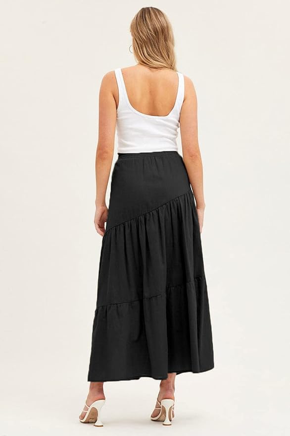 Maxi Skirt With Elastic Band