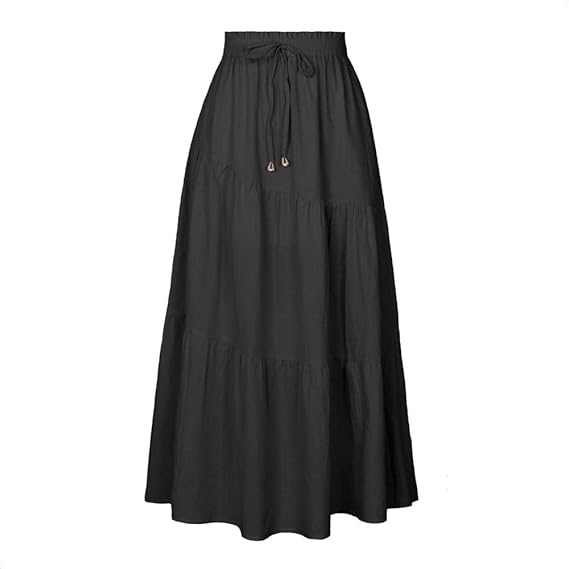 Maxi Skirt With Elastic Band