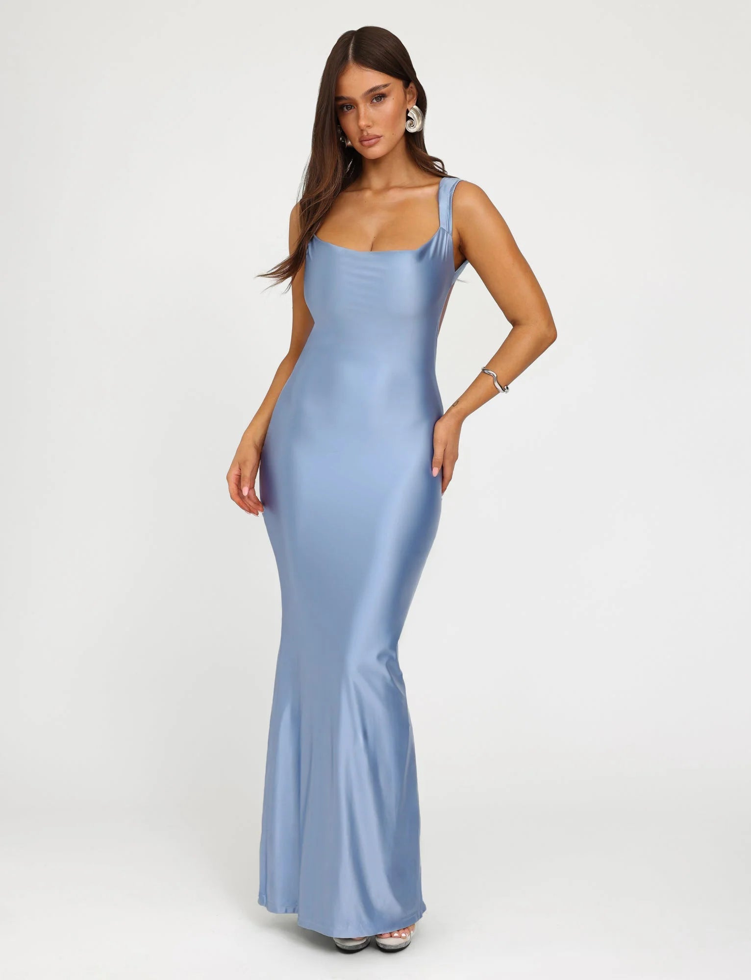 Backless Bodycon Maxi Dress