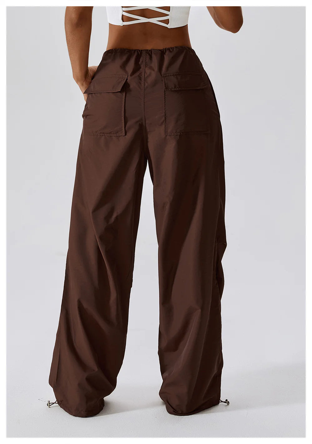 High Waist Parachute Pants