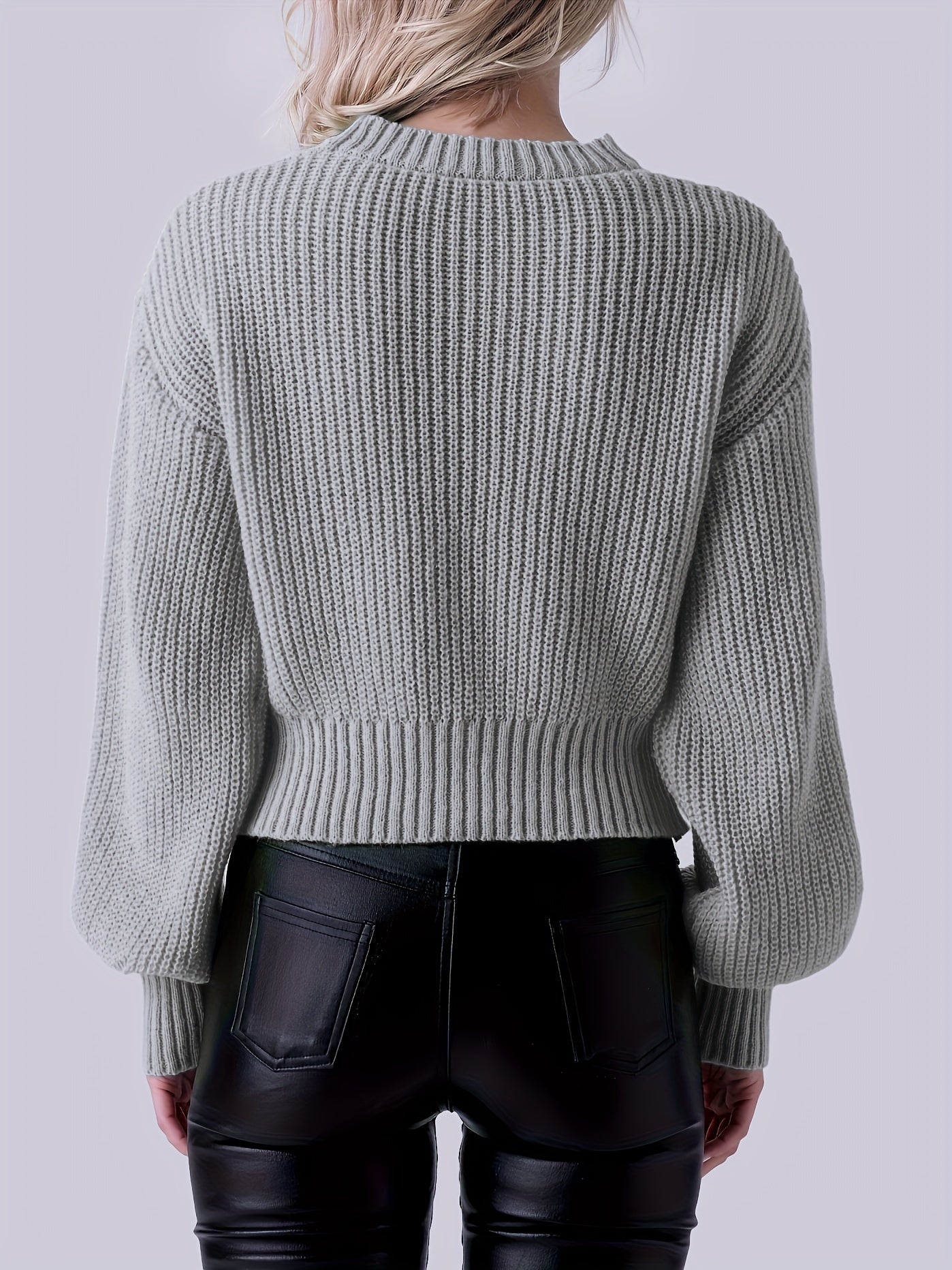 Knitted sweater for women