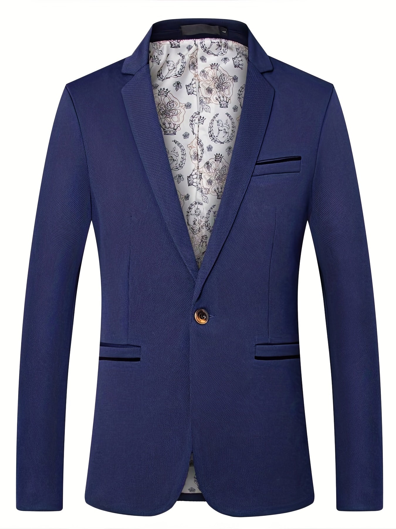 One button blazer