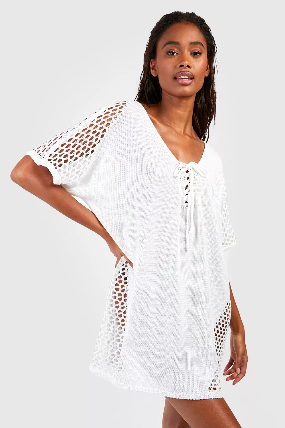 Crochet Tassel Beach Cover Up