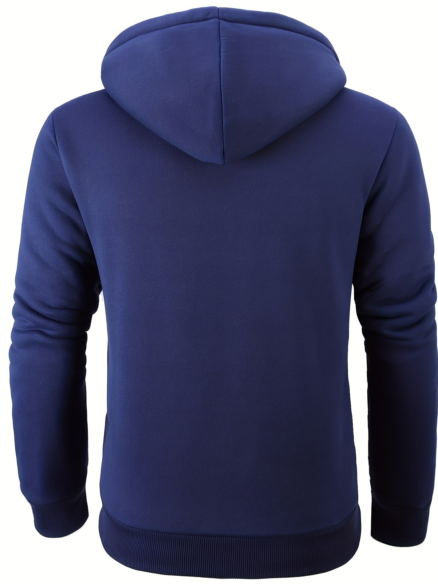 Warm hoodie with fur for men