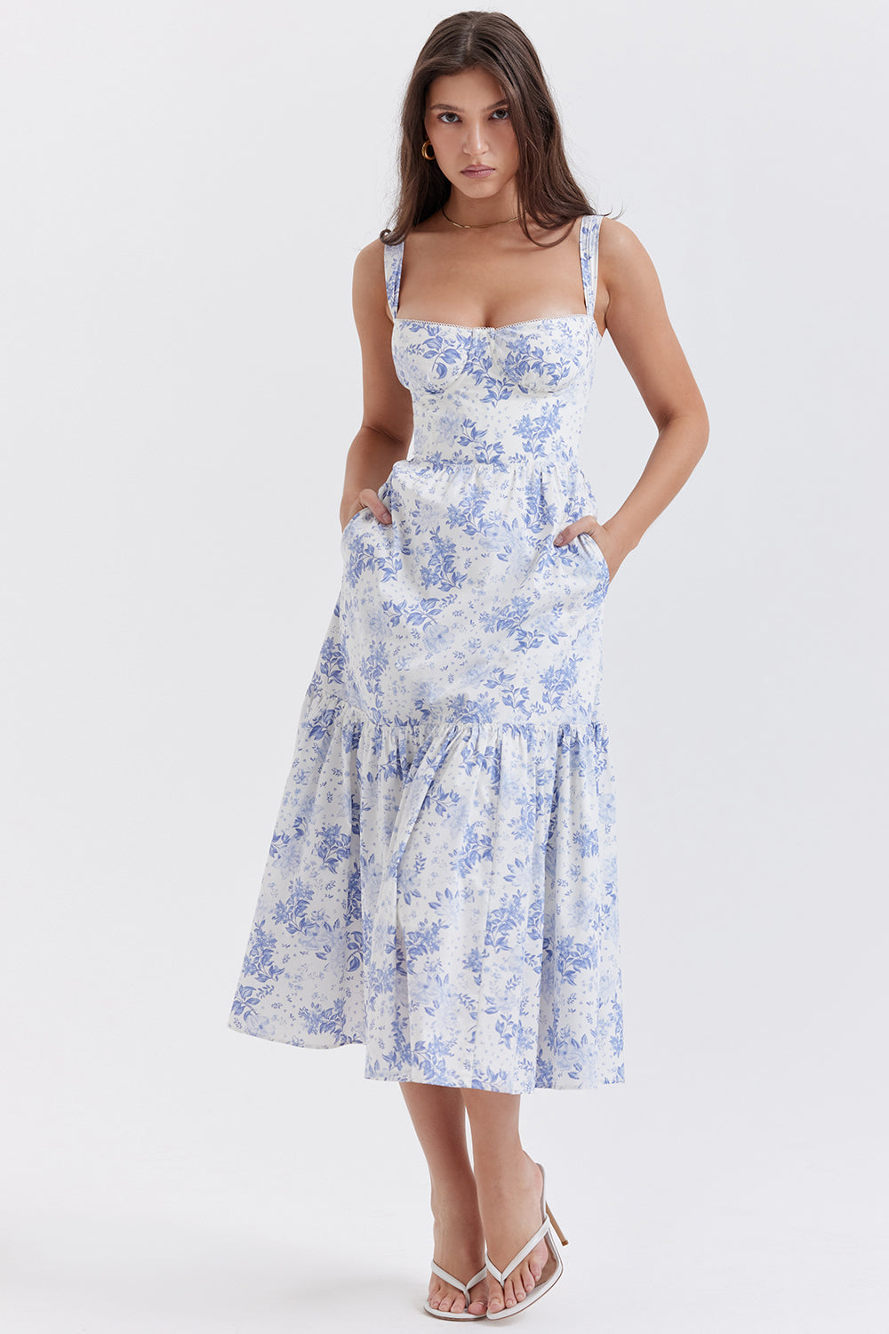 Floral midi sundress