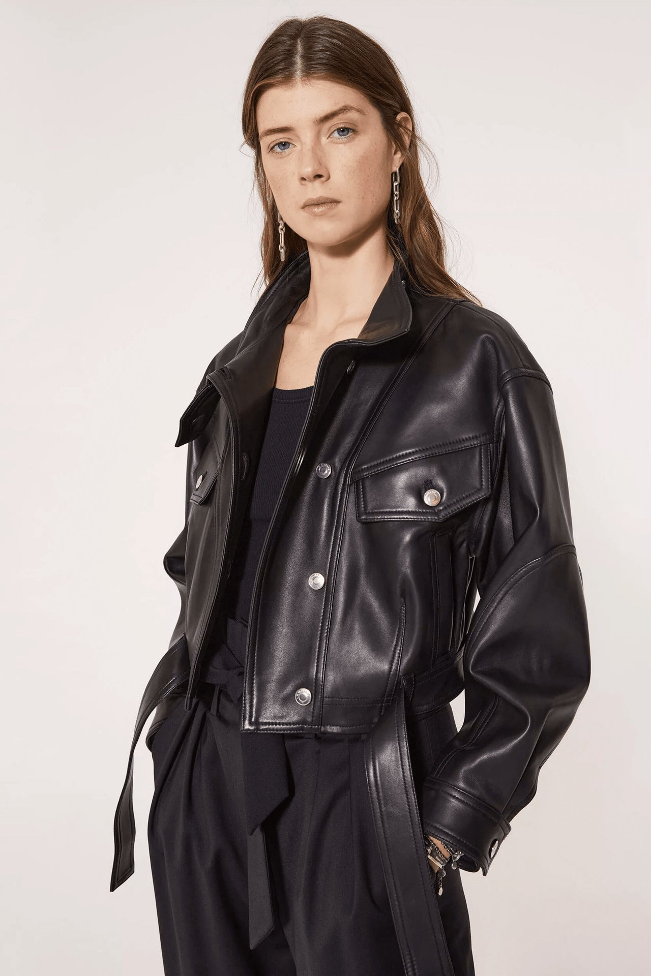 Luxury Black Leather jacket