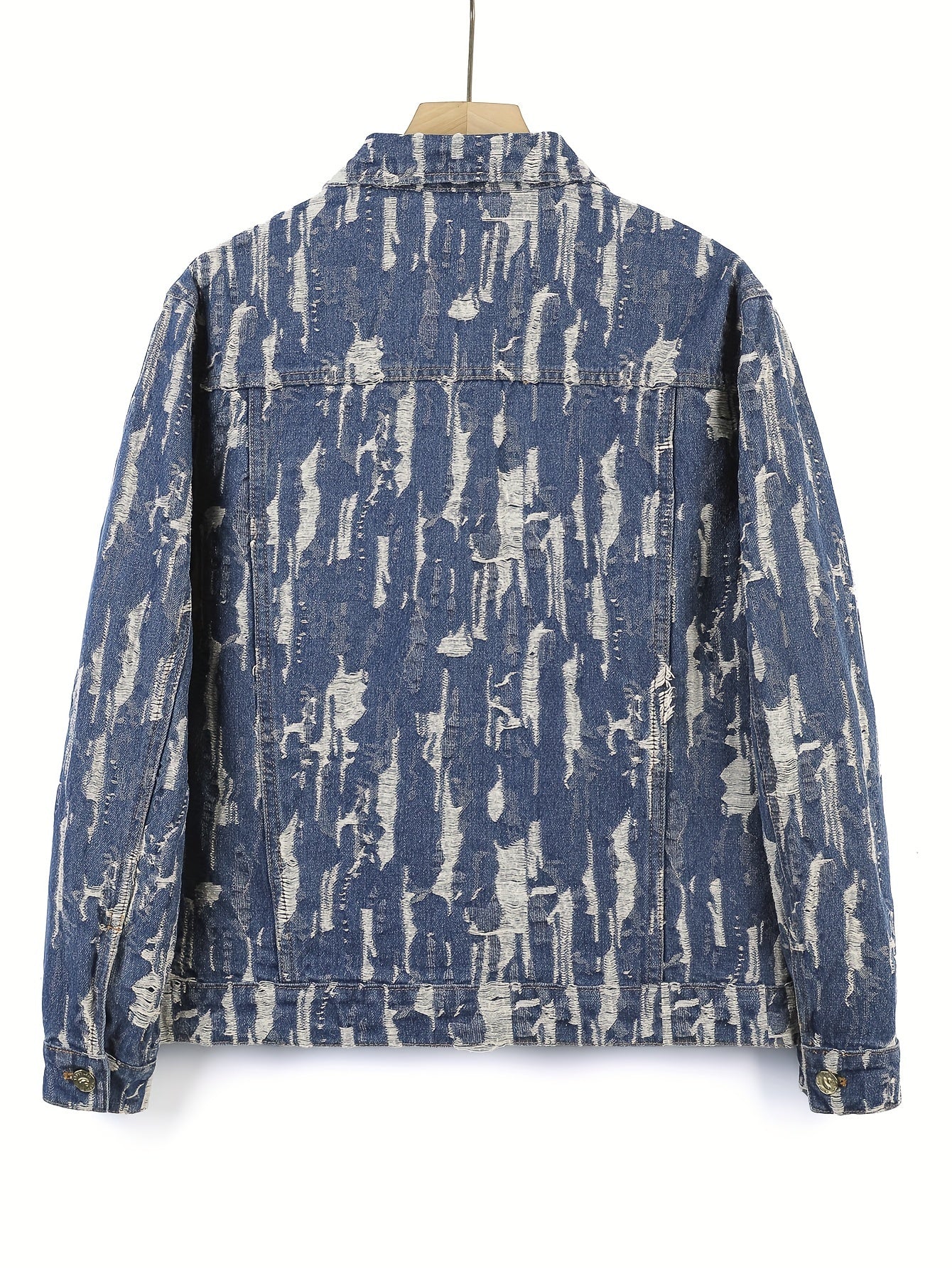 Jacquard denim jacket