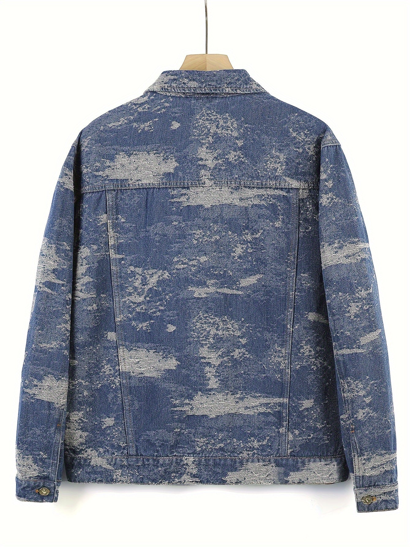 Jacquard denim jacket