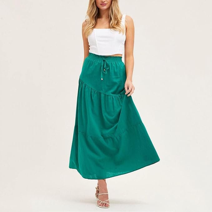 Maxi Skirt With Elastic Band