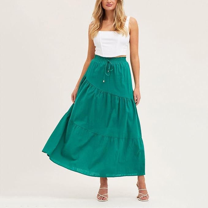 Maxi Skirt With Elastic Band