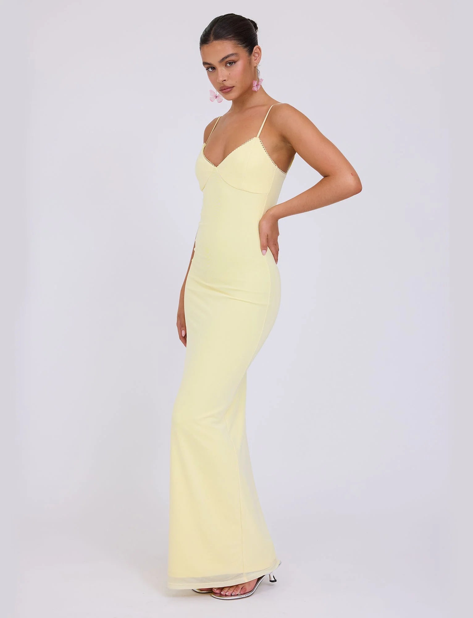 Spaghetti Straps V-Neck Maxi Dress