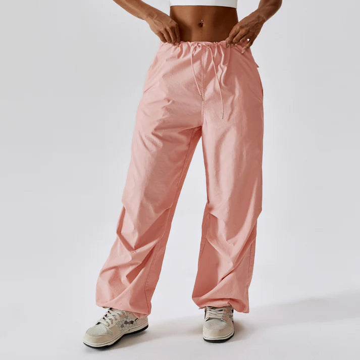 High Waist Parachute Pants