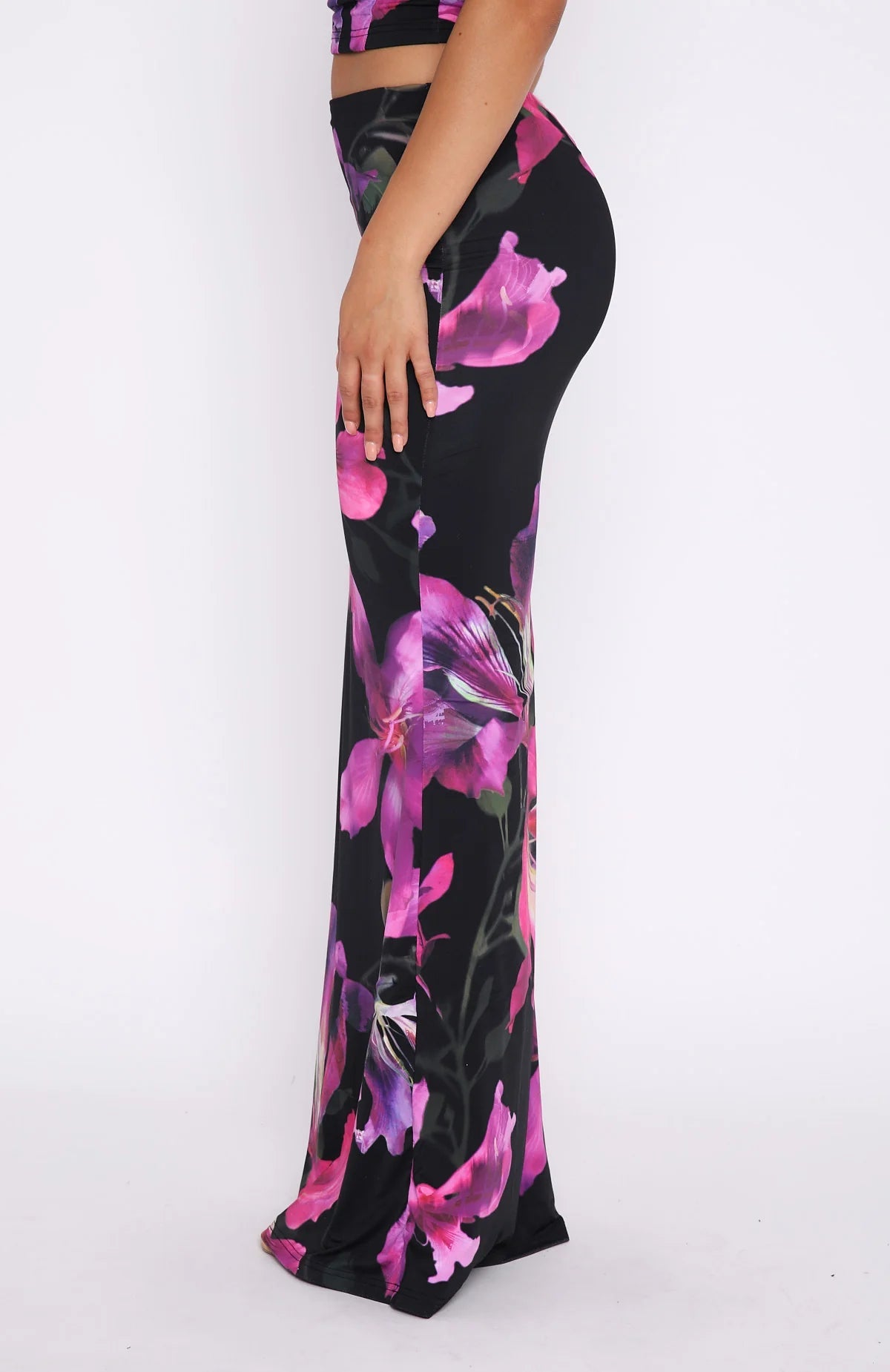 High Waist Maxi Skirt With Print