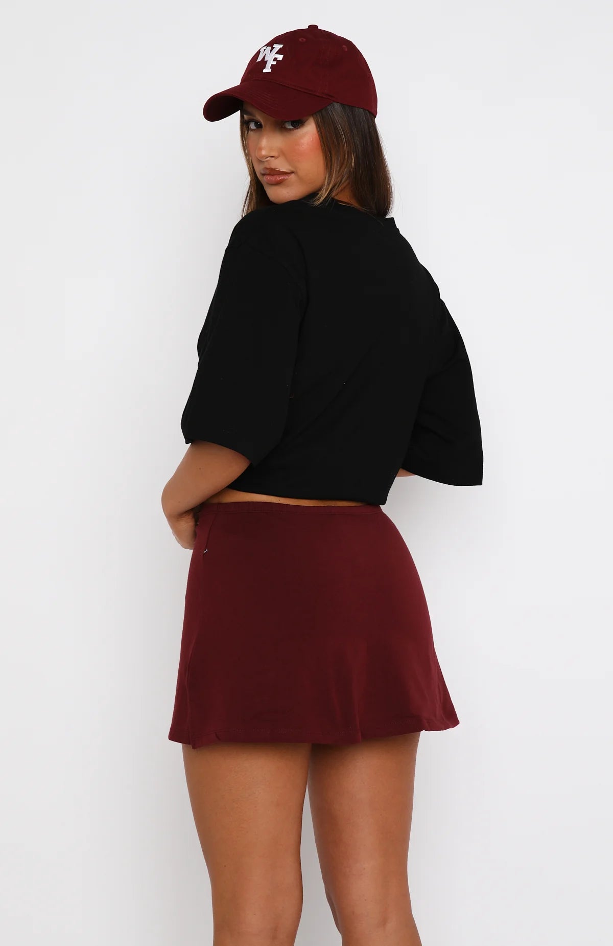 Elastic Band Mini Skort