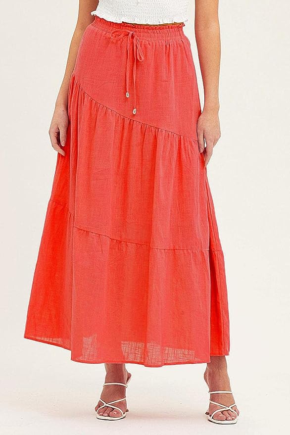 Maxi Skirt With Elastic Band