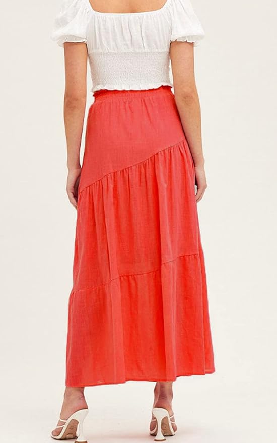 Maxi Skirt With Elastic Band