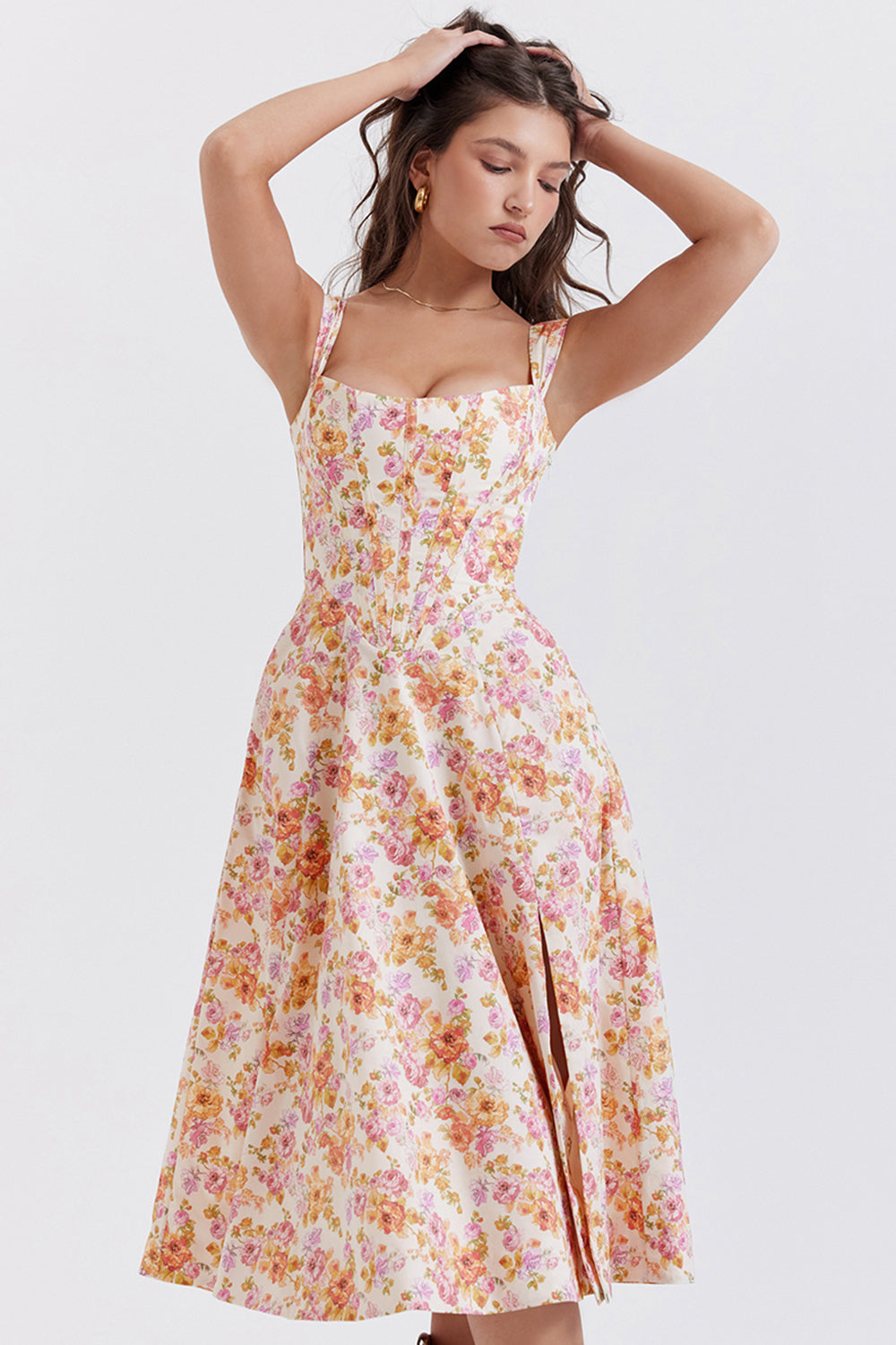 Floral midi sundress