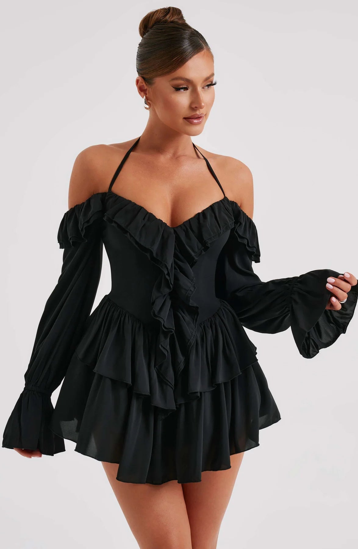 Ruffled Mini dress