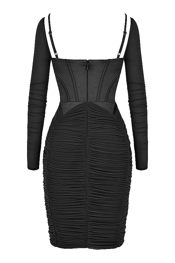 Collected corset dress