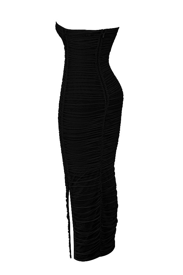 Mesh maxi dress