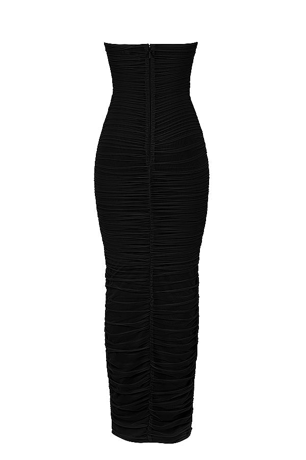 Mesh maxi dress