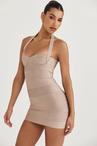 Ballerina strapless midi dress