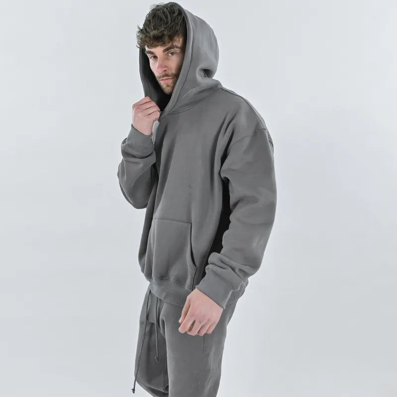 Oversized Hoodie In Gray