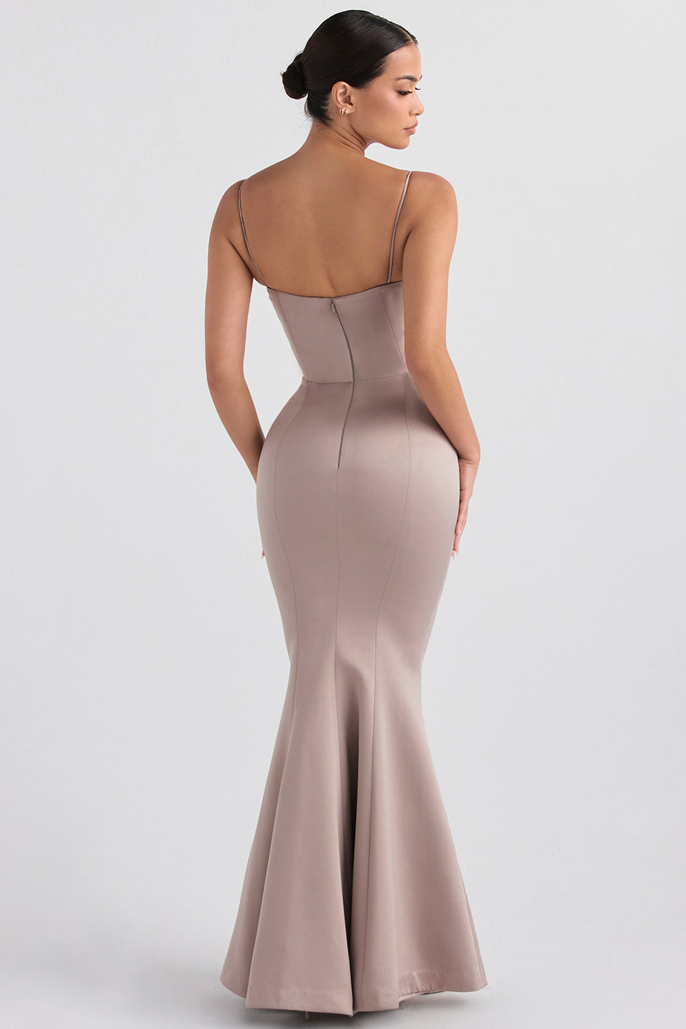 Satin Fishtail Dress