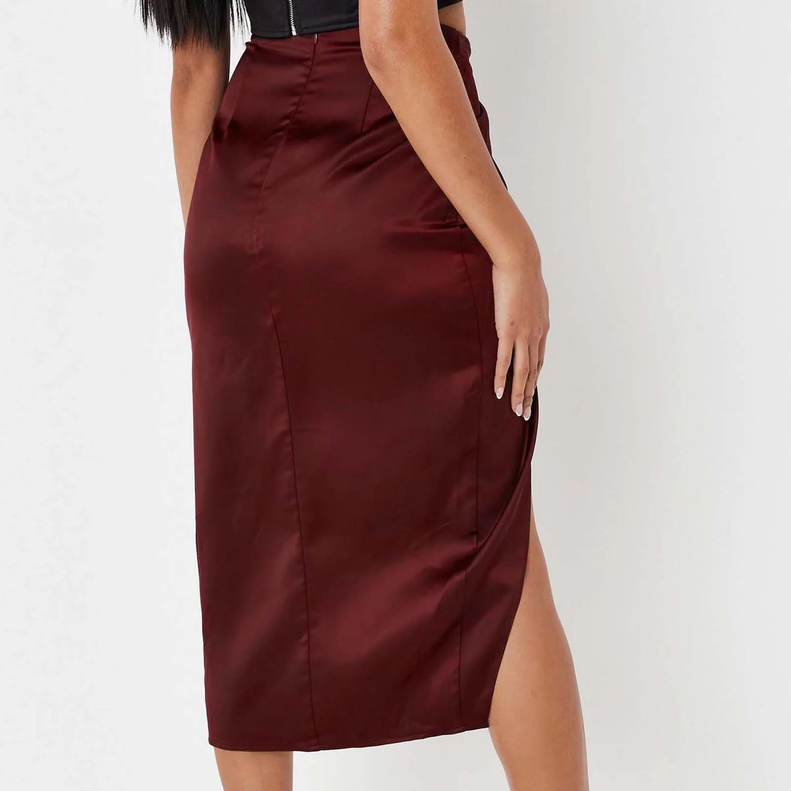 High Waist Twisted Skirt