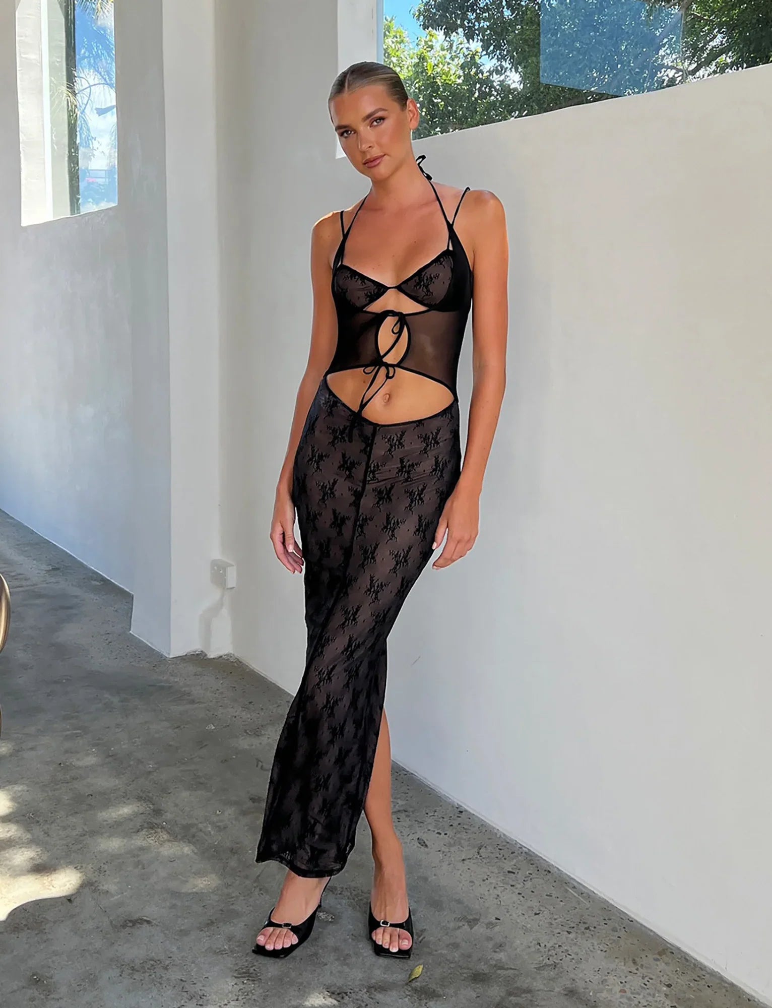 Luxury Cut Out Maxi Dress