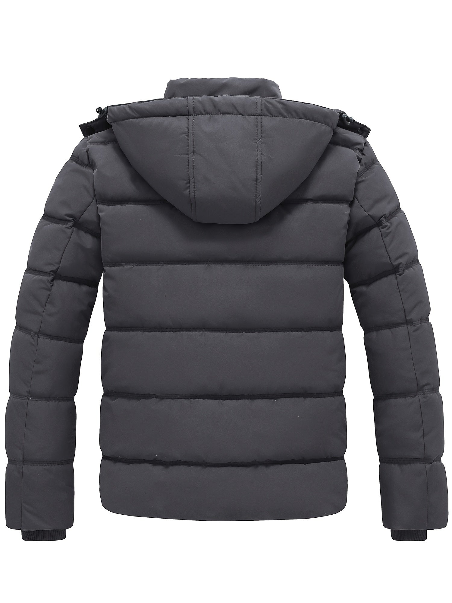 Men's padded hooded jacket