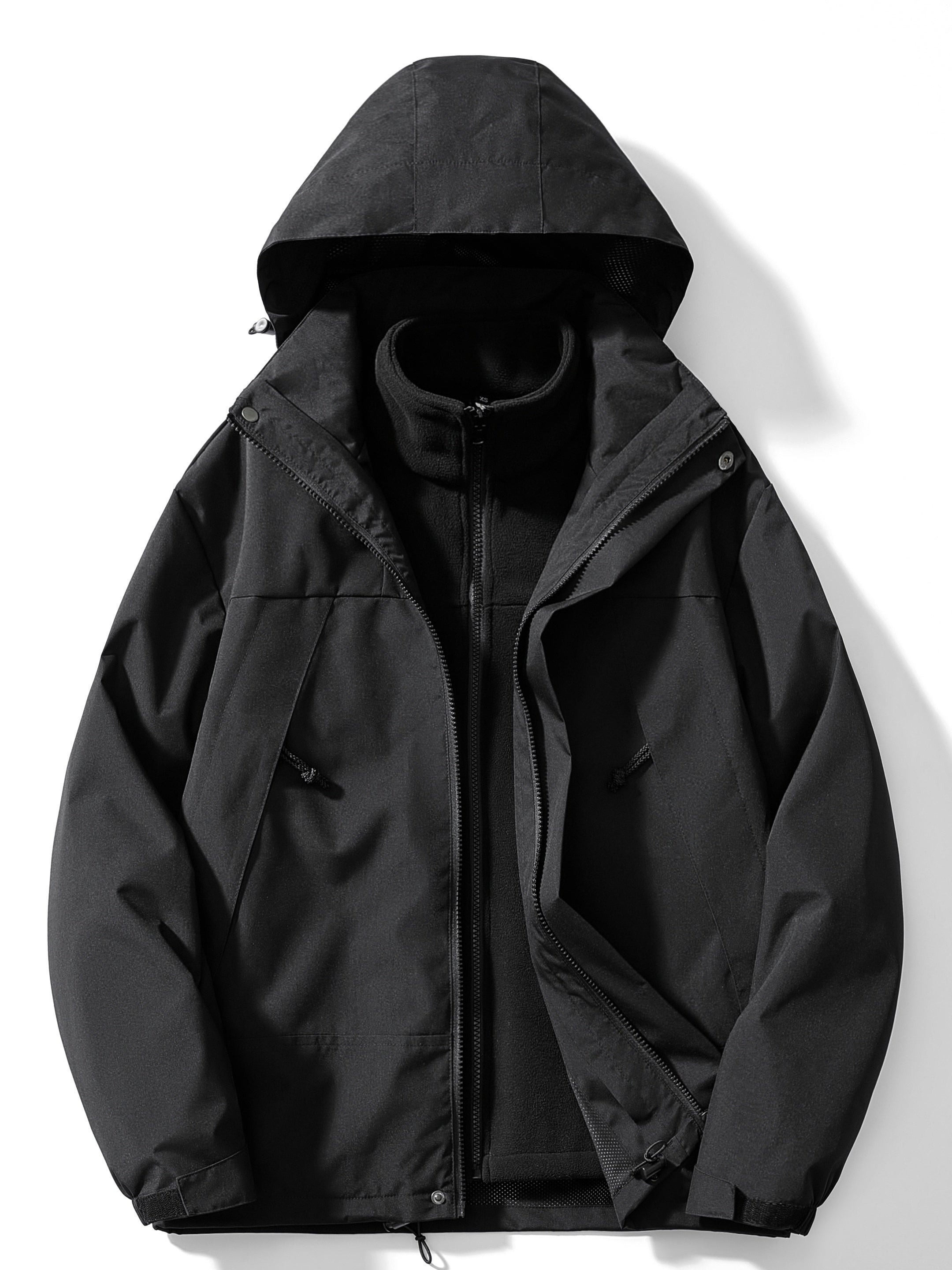 Windbreaker with removable lining