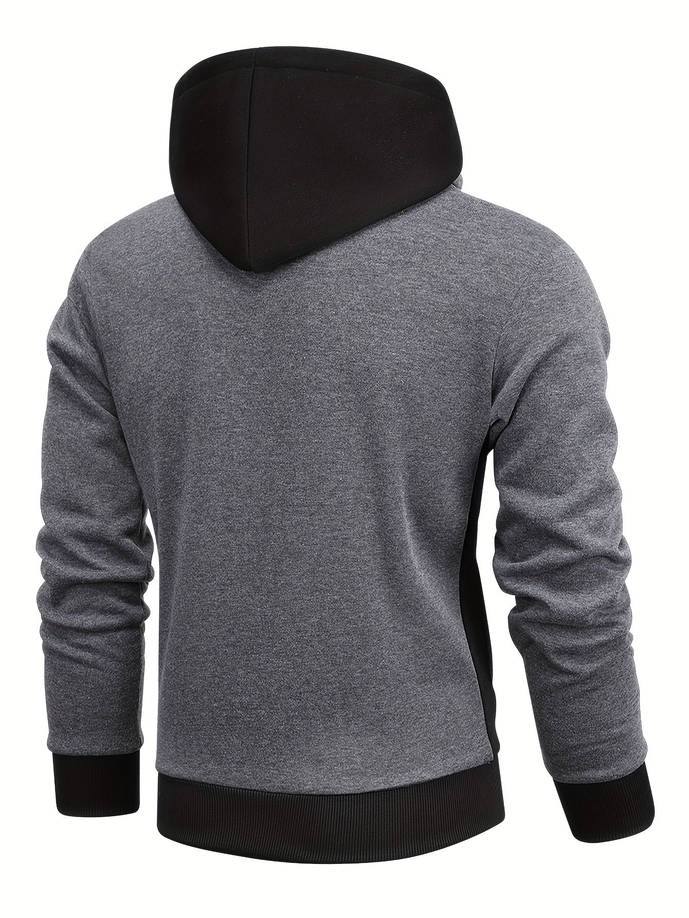 High collar hoodie