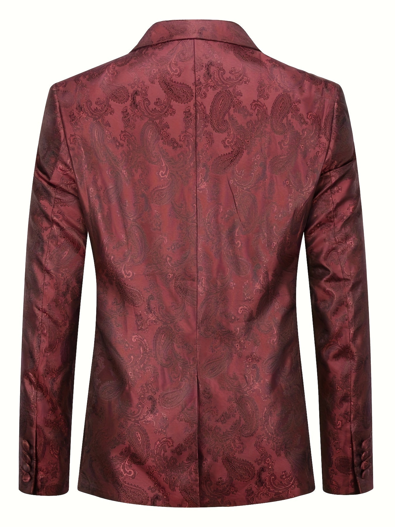 Suit set consisting of a blazer jacket and paisley trousers